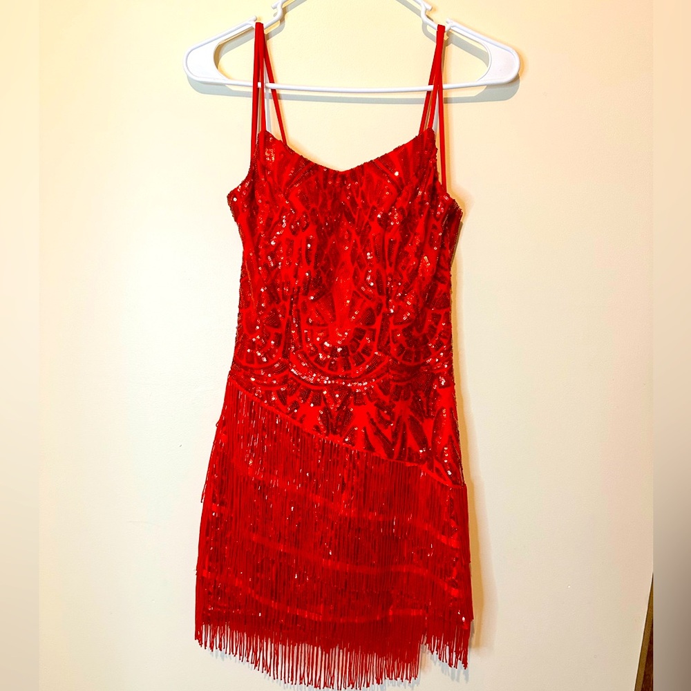 Hera Designs Red Homecoming Dress
